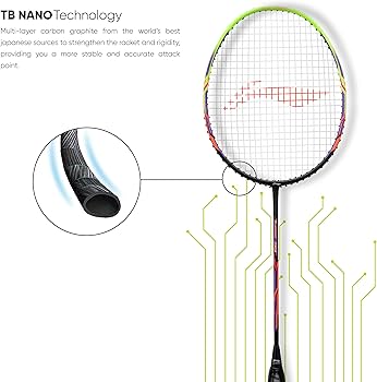 Amazon | Li-Ning Turbo 99 ガストラック カーボンファイバーラケット