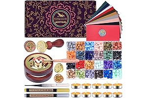 Aottom Wax Seal Stamp Kit with Gift Box