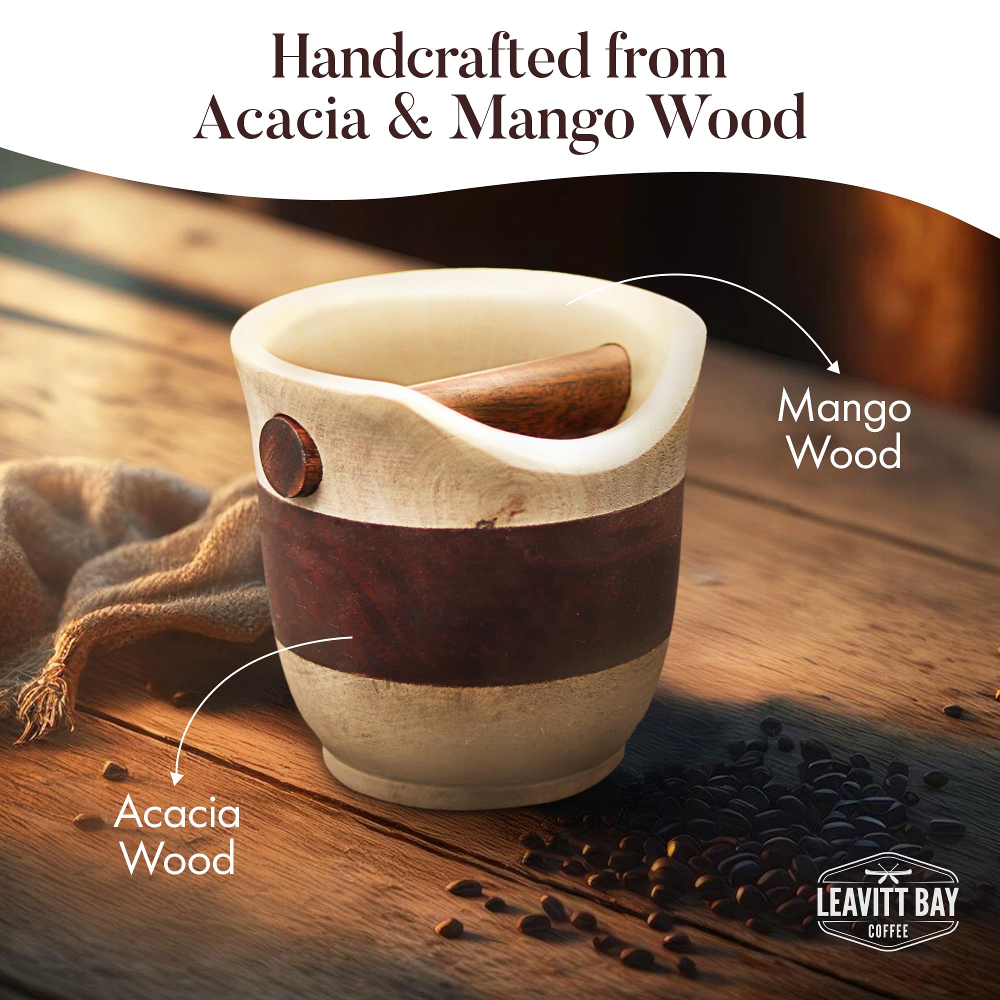 Produktbild von Abklopfbehälter Für Siebträger, Espresso Knock Box, Kaffeesatz