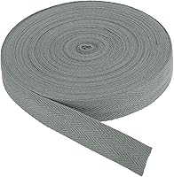 Vista 36 de PATIKIL Cinta de sarga de algodón de 1 pulgada, 50 yardas, cinta de algodón, cinta de encuadernación al bies, cinta de espiga para costura, Verde
