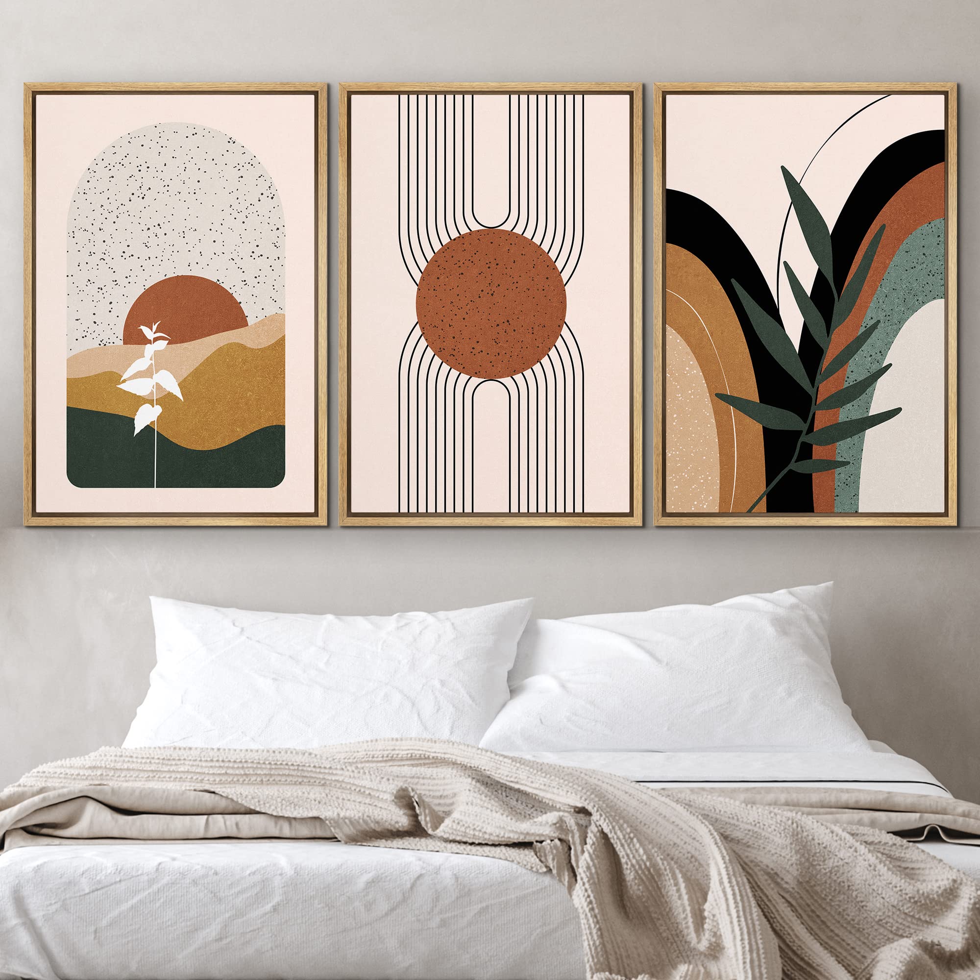 Amazon.com: IDEA4WALL Framed Canvas Print Wall Art Set Mid