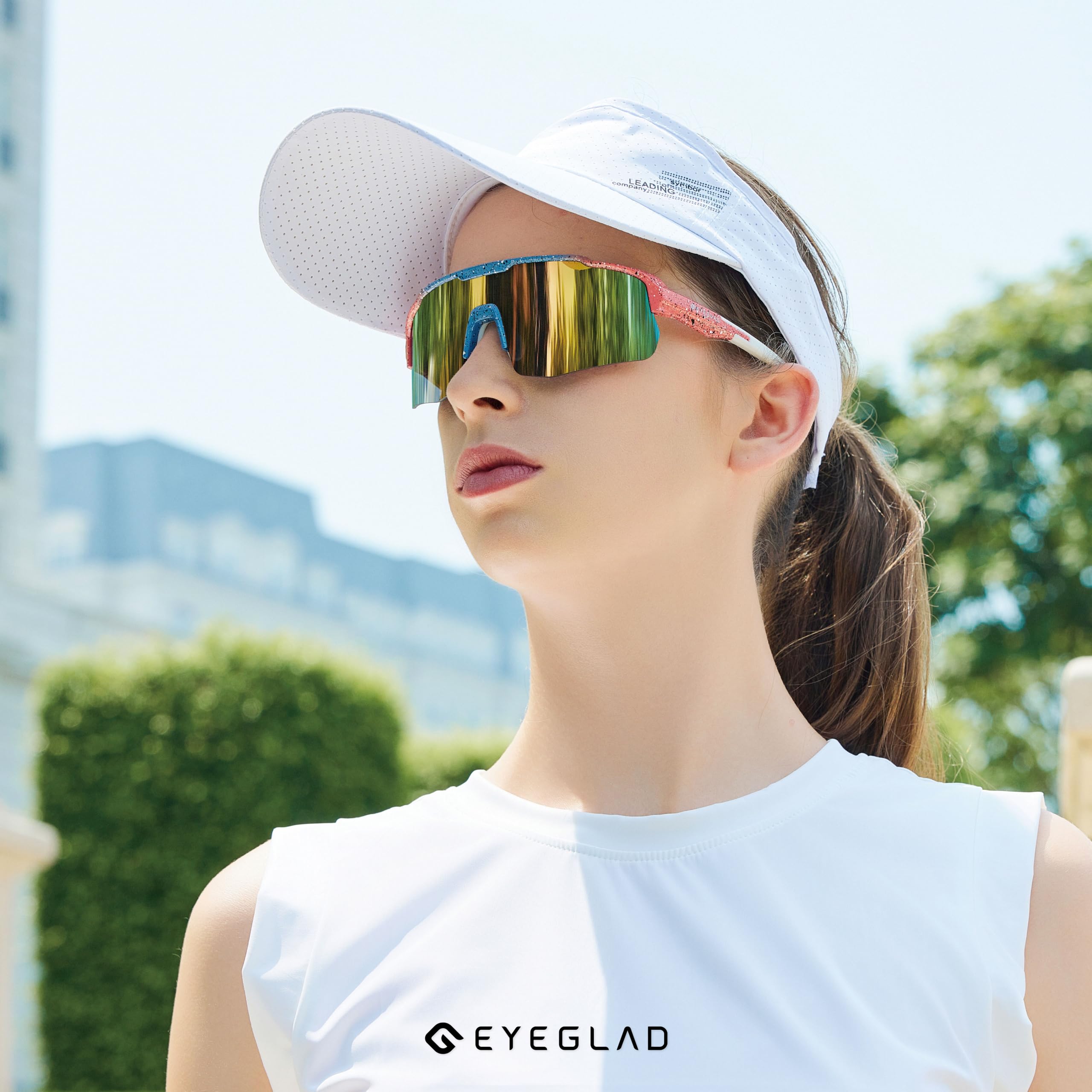 MOTIONVIEW Lunettes de soleil sport Biobase écologique HD UV400 extérieur course baseball softball