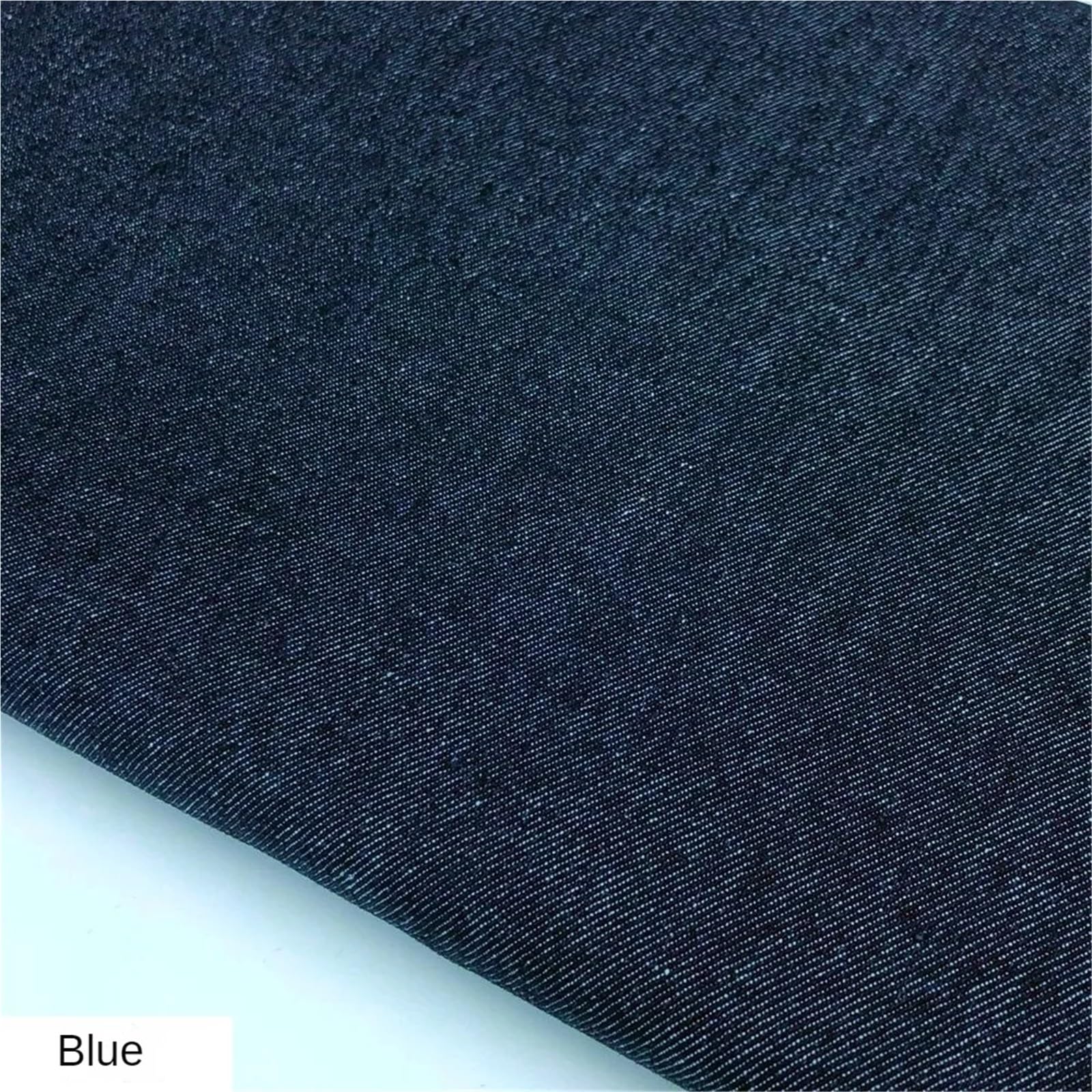 Tela Vaquera De AlgodóN Tela vaquera fina lisa por metro for pantalones vaqueros, chaquetas, ropa, bolsa de equipaje, tela costura artesanal, cómoda, azul, gris y rosa Tela De Costura(Dark blue)