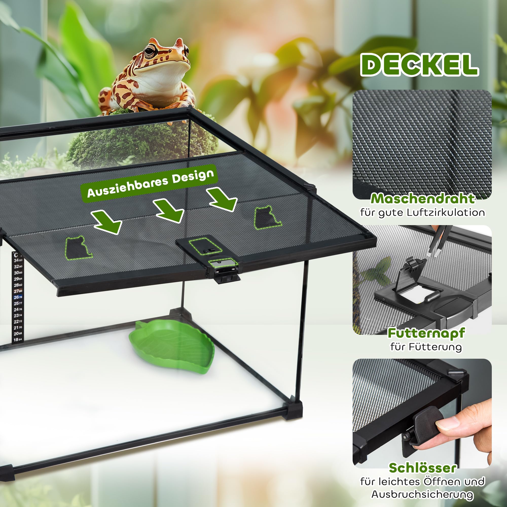 Habistat Glazen Terrarium 91,4×45,7x90cm Flat-Packed – Exotic Aquatica