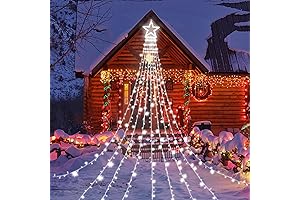 320 LED Waterfall Tree String Lights with 8 Lighting Modes