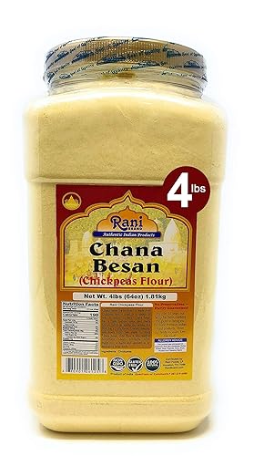 Miniatura 13 de Rani Chana Besan (harina de garbanzos, gramo) 32 oz (2 libras) Tarro de PET de 32.03 oz ~ Todo natural Vegano Apto para gluten Sin OMG