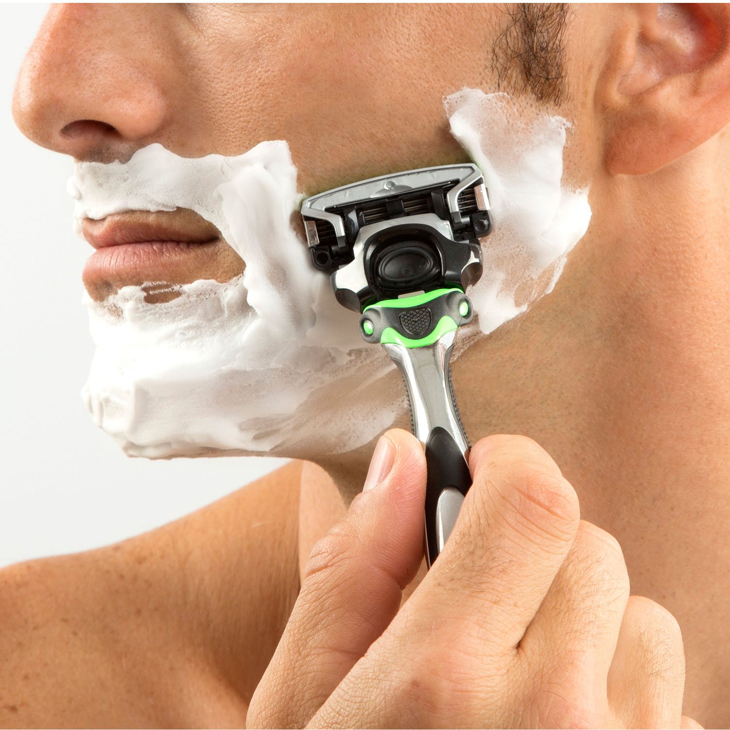 Schick Hydro Sense Sensitive - Cartuccia di ricambio per rasoio da uomo, con protezioni per la pelle, include 12 ricariche per lame di rasoio