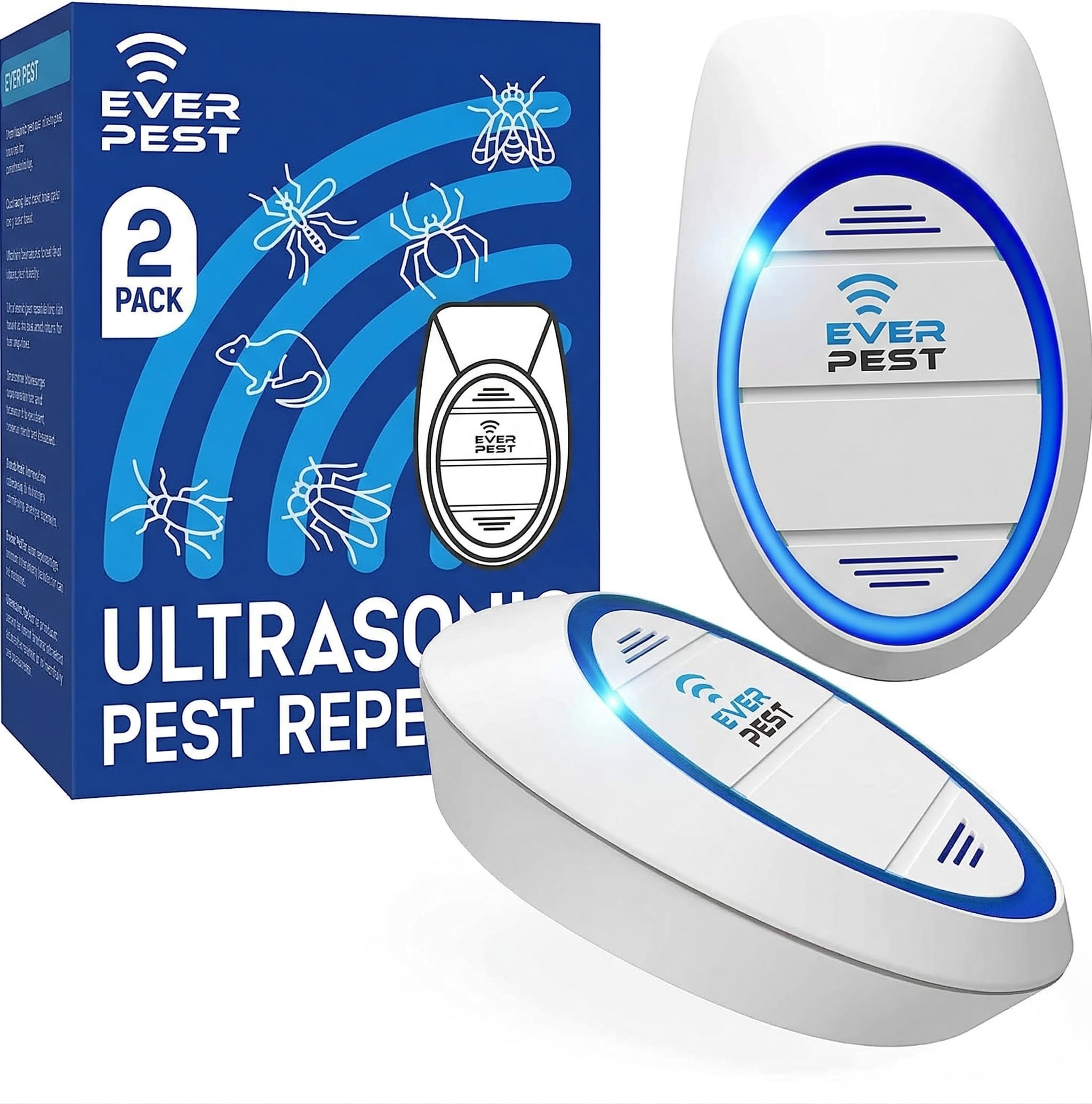 Ever Pest Ultrasonic Pest Control Repeller 2-Pack