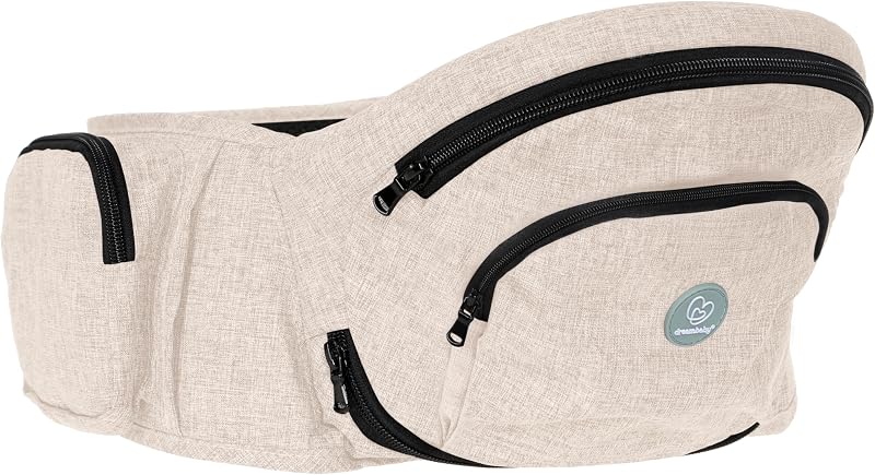 Baby Hip Seat Carrier - Lightweight Hip Carrier with Storage | Toddler Sling Carrier - Ergonomic Design - Built In Storage Pockets - Helps Carry Baby Comfortably