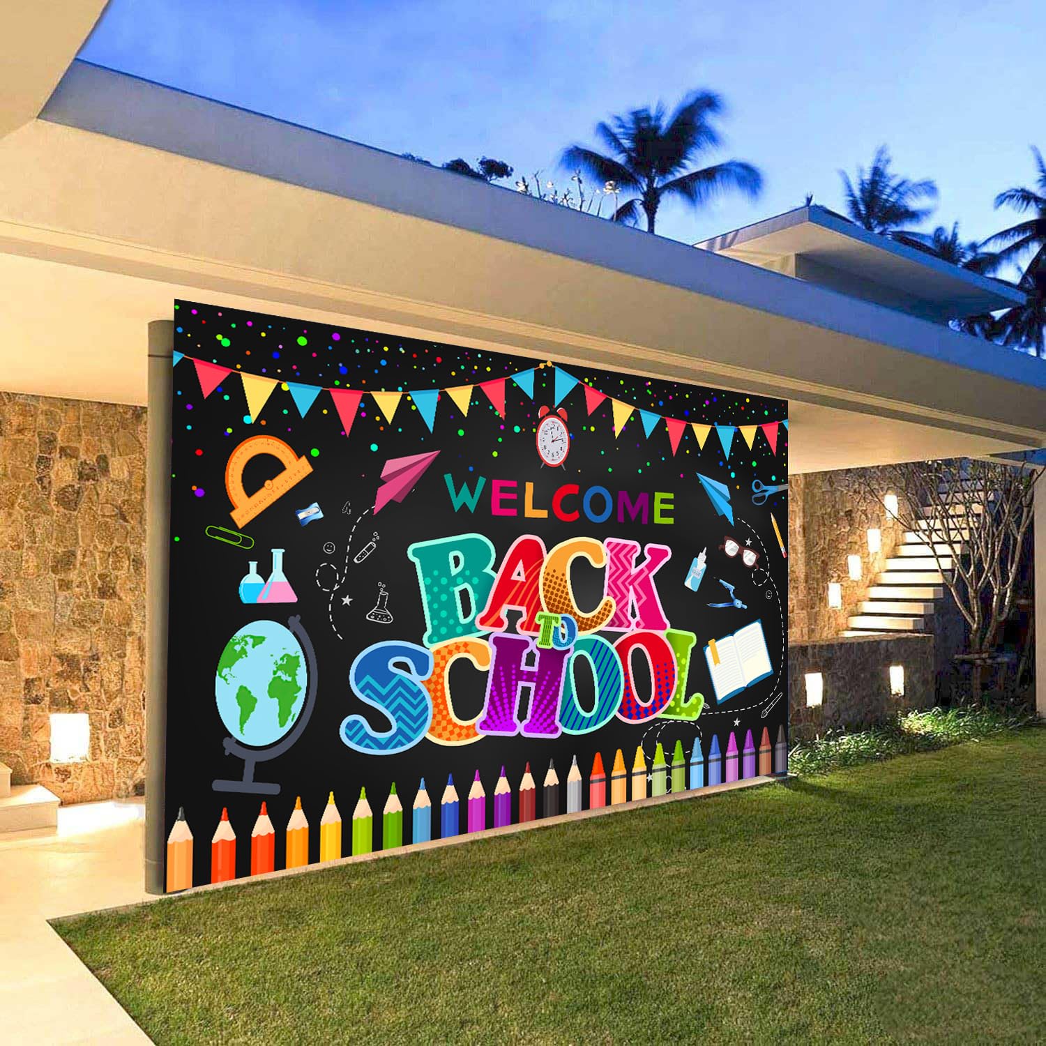 Banner Volta às Aulas - Decoração Inspiradora Para Sala De Aula