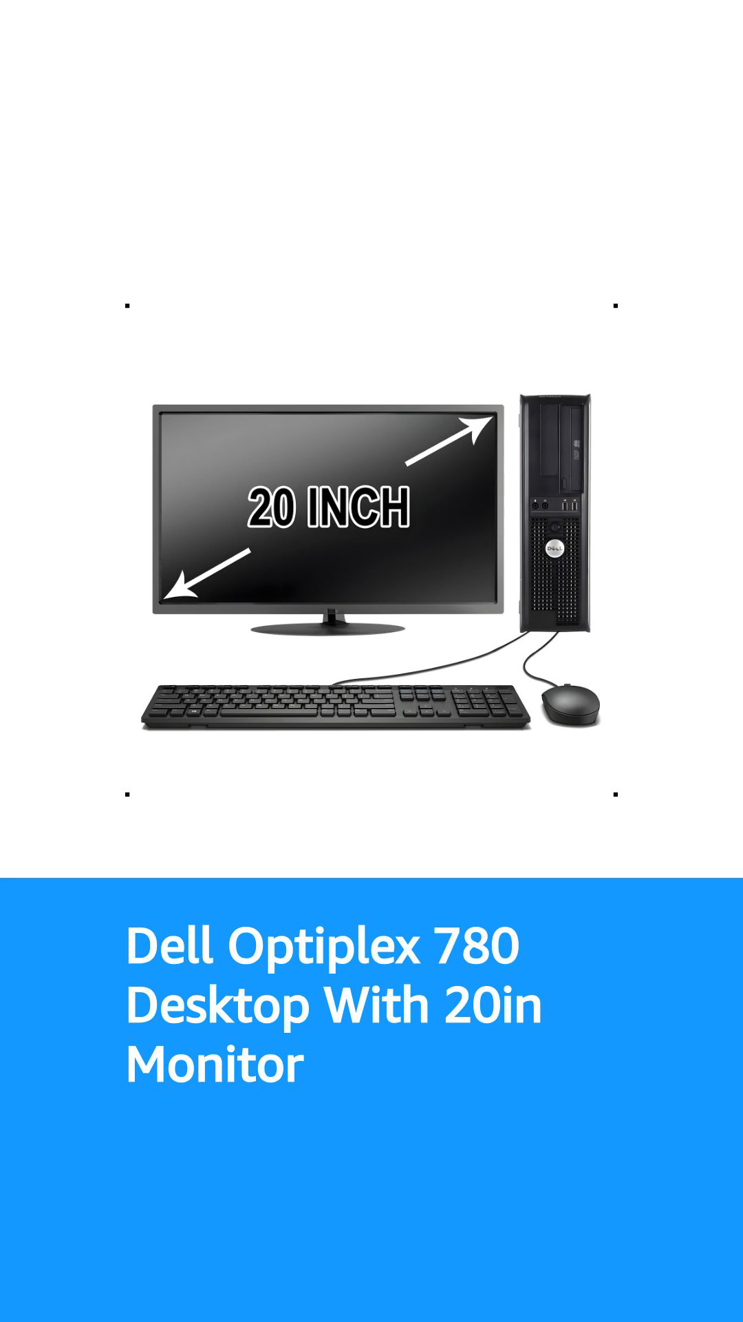 DELL Optiplex 780 Windows 10, 1TB HDD, Core 2 Duo 3.0Ghz, 8GB