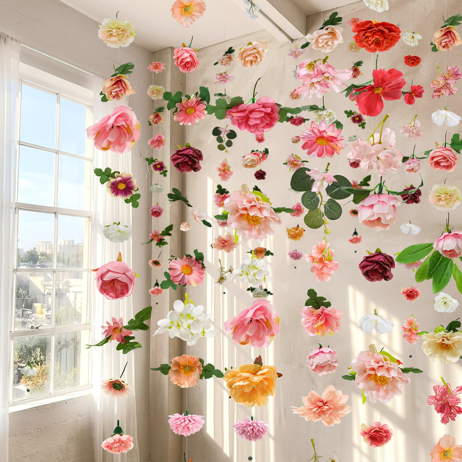 Photo 1 of **UNKNOWN IF MISSING PARTS**
XunYee 6 Pcs 35.4 ft Flower Garlands Artificial Wildflower Vines Floral Hanging Backdrop Fake Flower Garlands Faux Silk Wildflower Vine for Wedding Bridal Shower Home Garden Wall Arch Decor(Blossom)