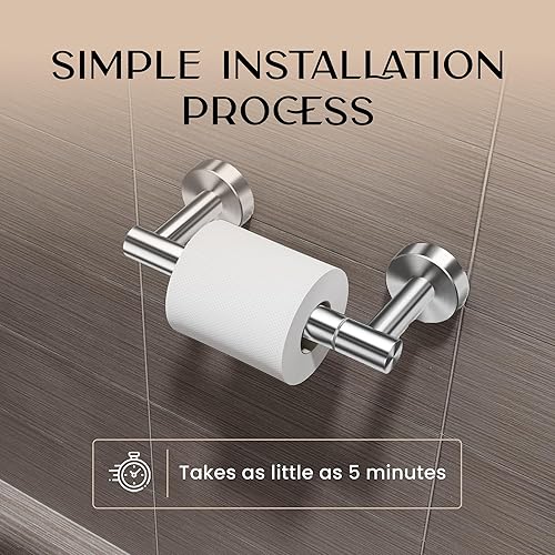 Miniatura 38 de Day Moon™ Soporte de papel higiénico cromado con repisa y caja dispensadora de toallitas desechables, con almacenamiento, montaje en pared Cromo