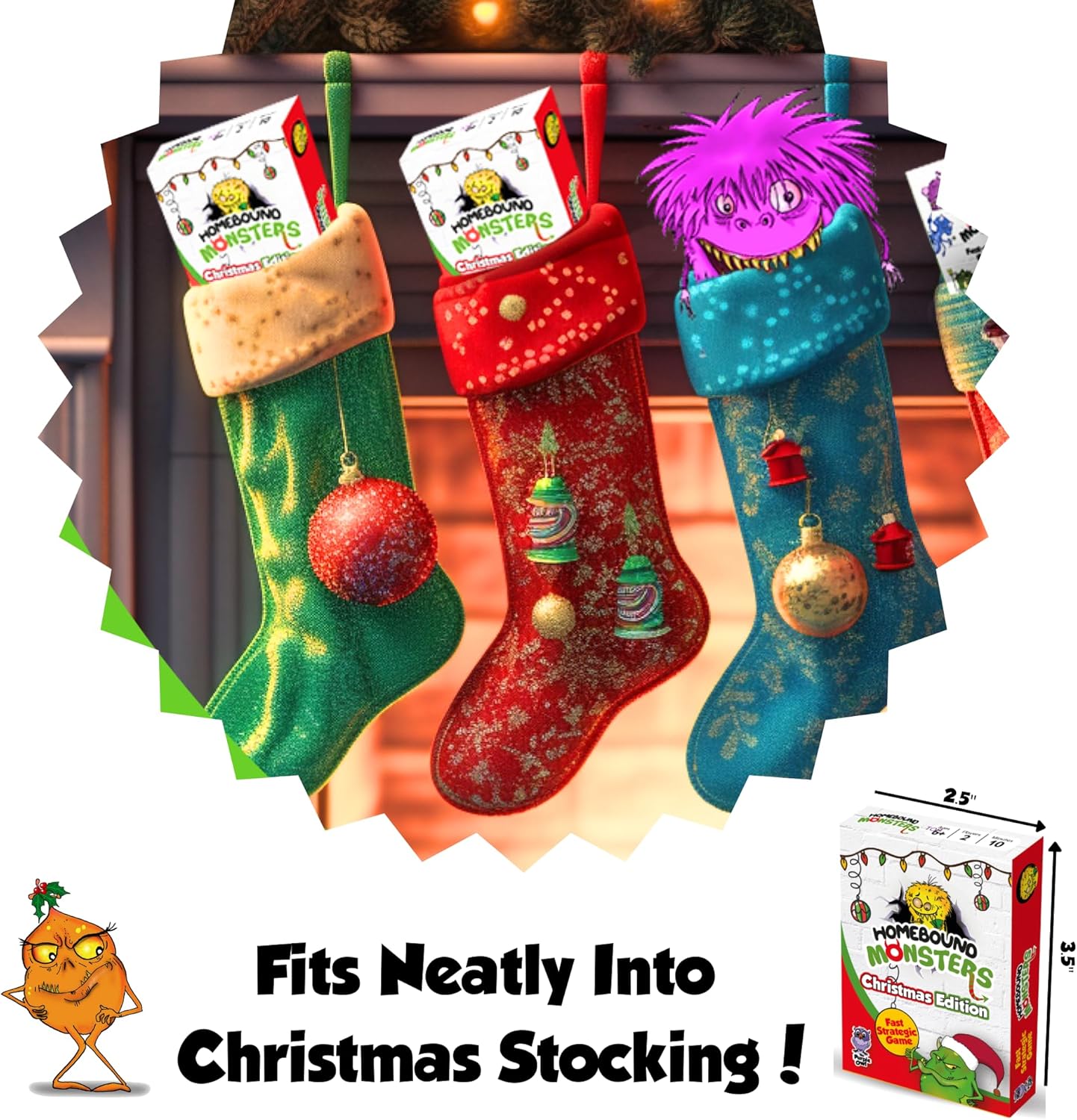 The Ideal Stocking Stuffers Bundle for Christmas, 3 Family-Friendly Card Games, Travel-Friendly, Fun Games to Sharpen Memory, Strategic Thinking, and Agility Skills |Ages 6+