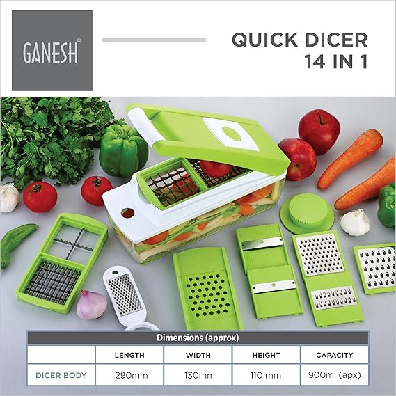 Vegetable Dicer Results