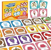 Vista 8 de Juego de tarjetas de memoria, juego de partidos para niños pequeños, aprender español para niños, tarjetas flash bilingües, juguetes de aprendizaje