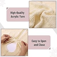 Vista 126 de Mr. Pen Christmas Tree Skirt - 48 inches, Faux Fur, White