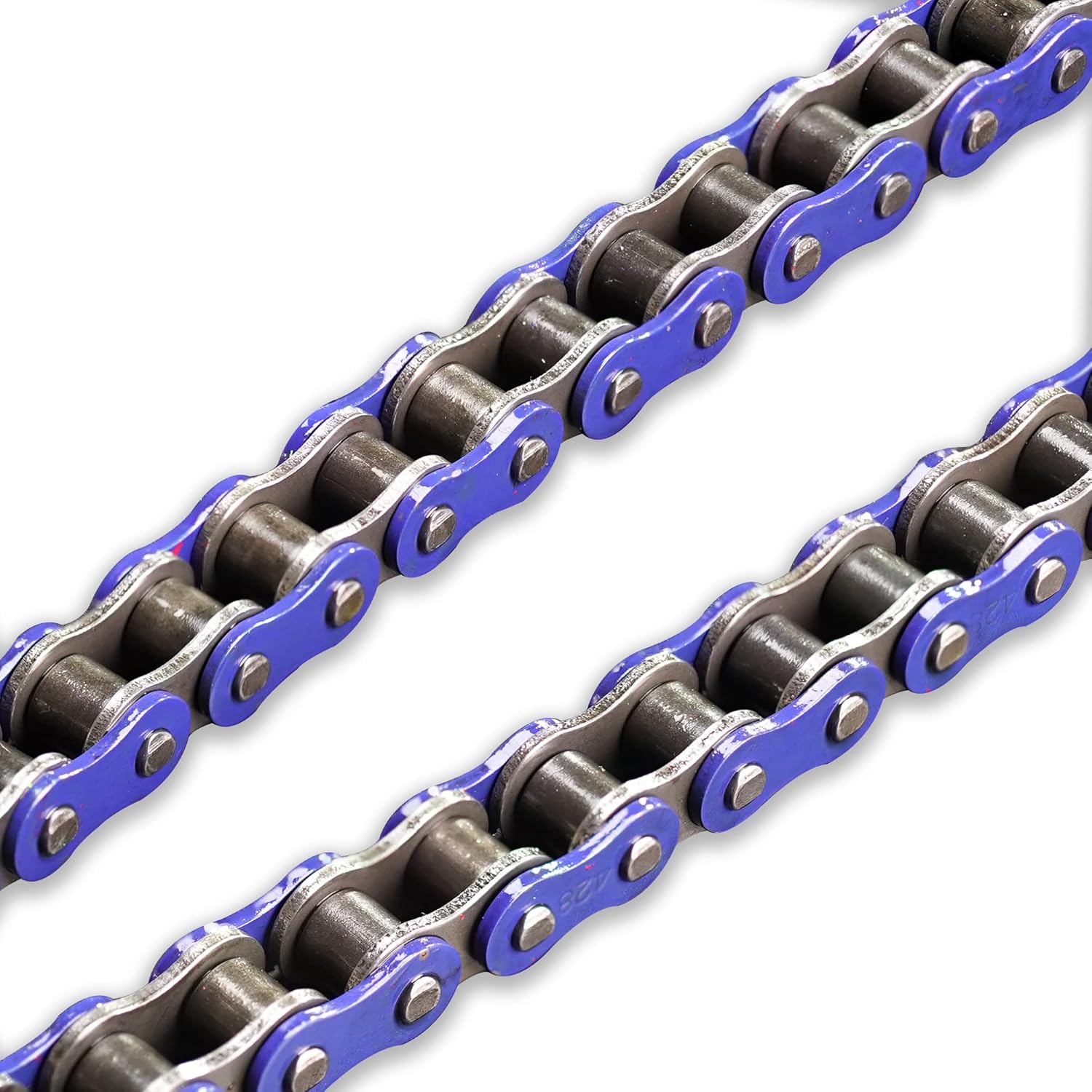 CLEO 420 Motorcycle Chain+ Chain Breaker, 420 Standard Roller Chain 140 links Heavy Duty Drive Chain for 50cc 70cc 90cc 110cc 125cc Dirt Pit Bike ATV Quad Go Kart Scooter Mini Bike