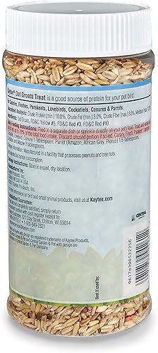 Miniatura 2 de Kaytee Jarro de avena para golosinas todos los pájaros para mascotas 11 onzas
