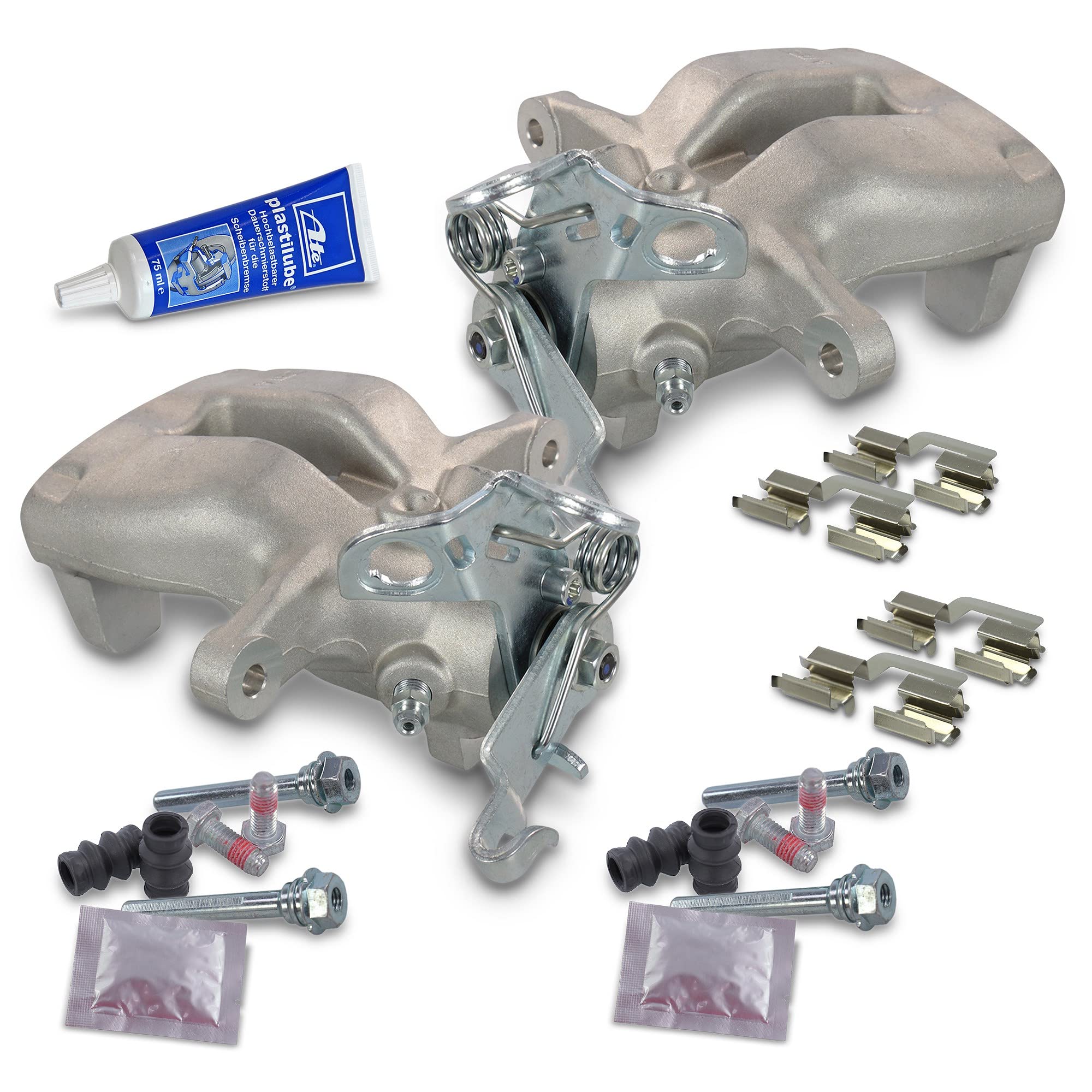 ATEC Germany 2x Bremssattel hinten links und rechts Bremszange ohne Halter Faustsattel