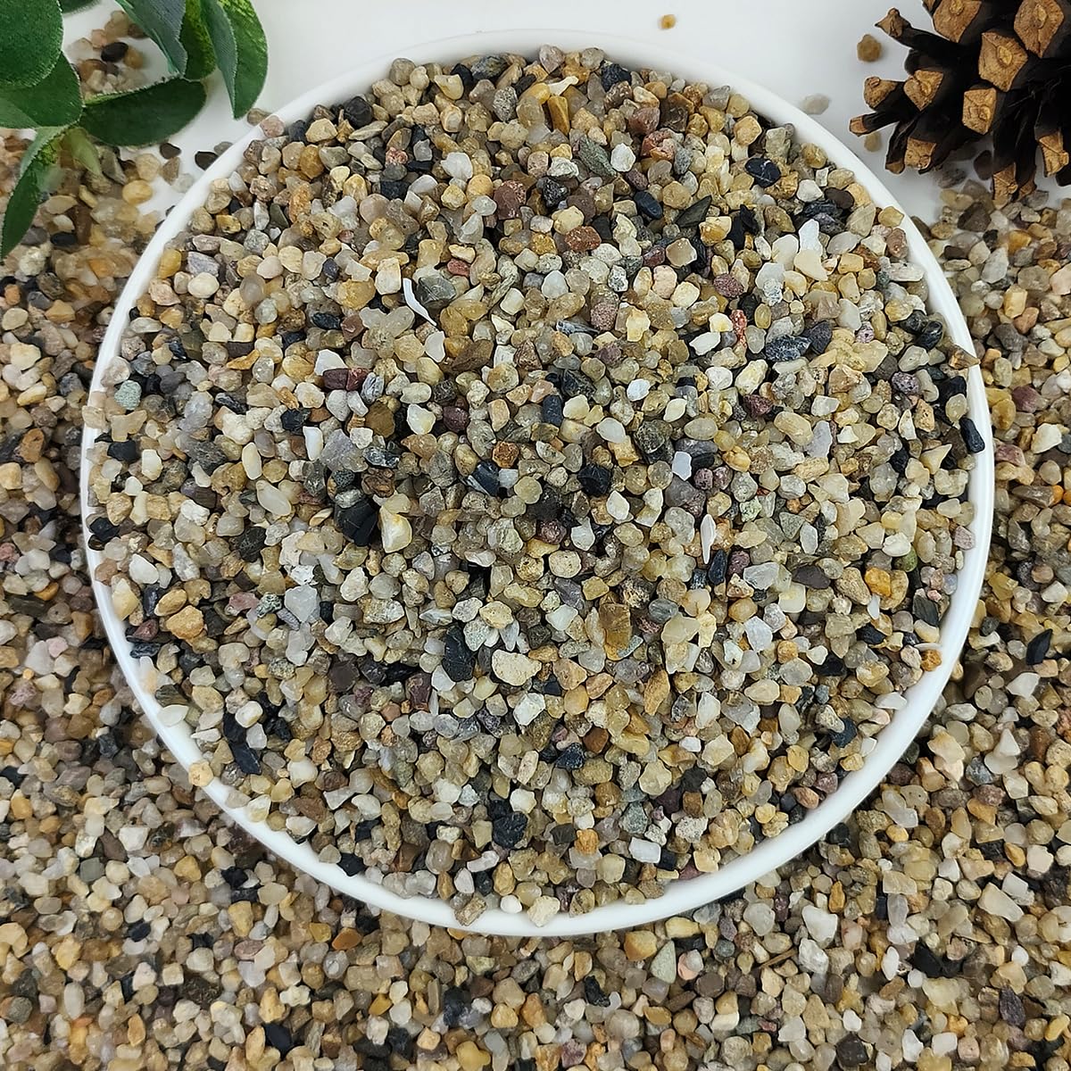 YISZM 5lbs Natural River Rocks