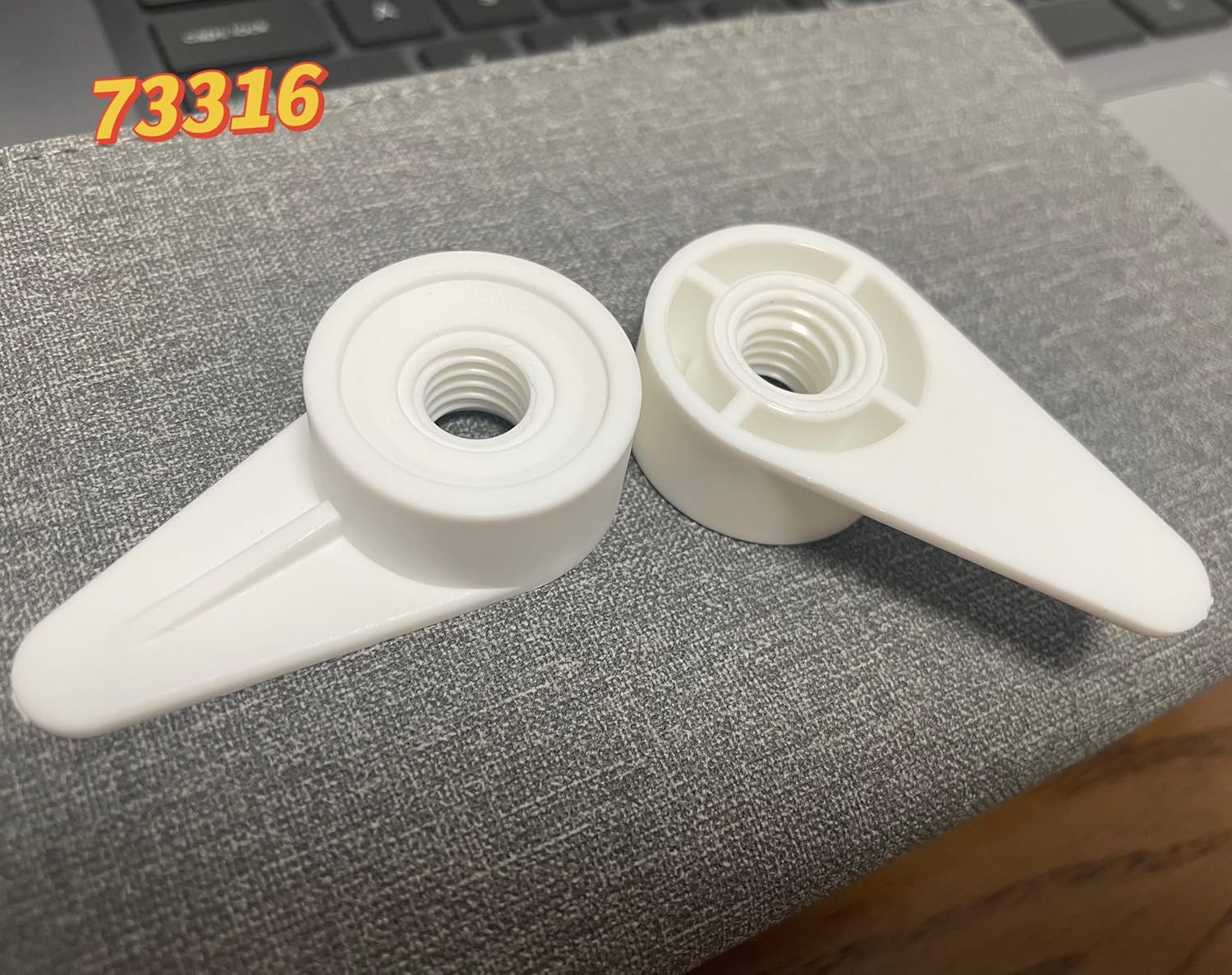 73316 Shop Vac Fixed Filter Plate White NutCompatible with Craftsman Ridgid 83872 9-16938 Wet & Dry Vacuum Cleaner (2PCS) (Pre2010)