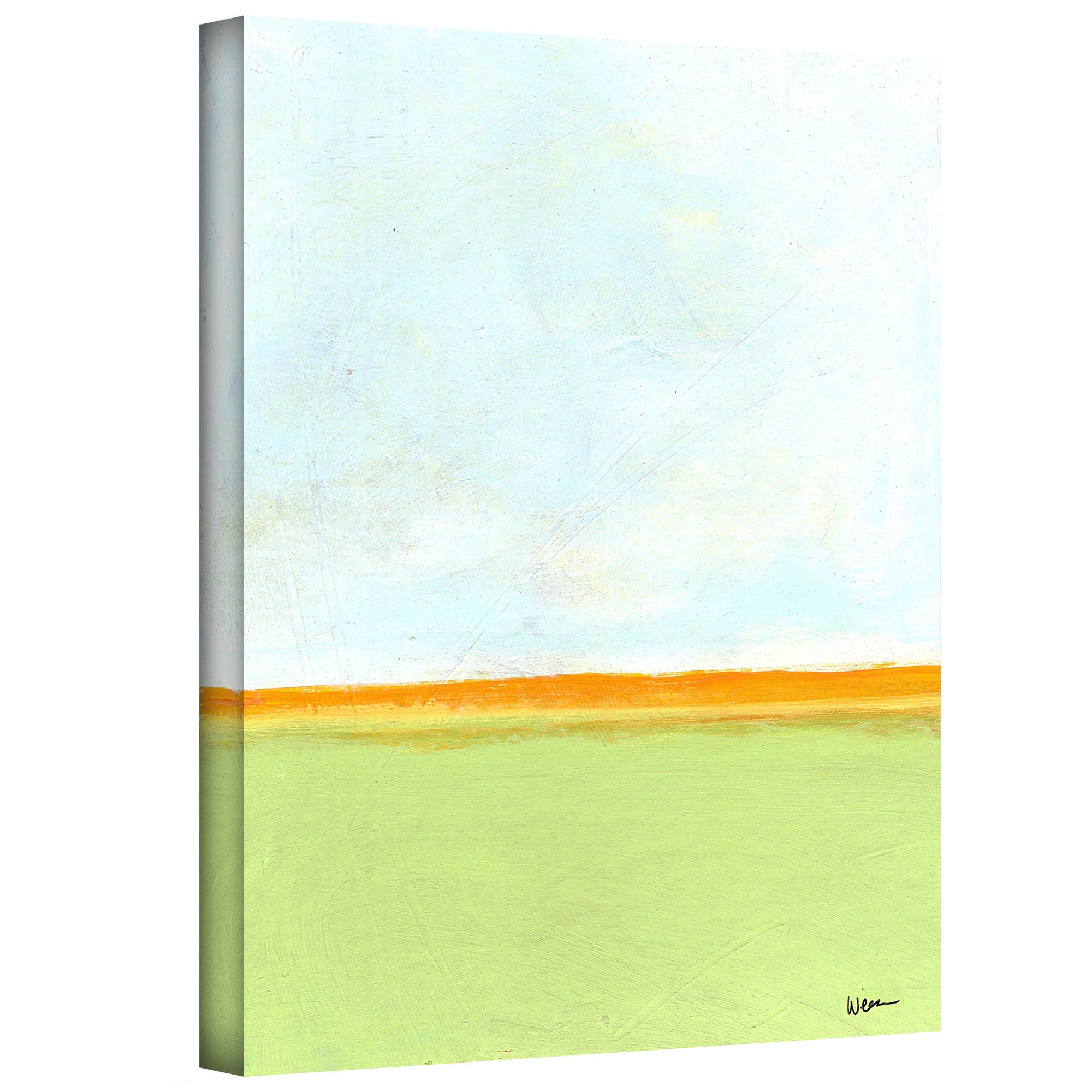 ArtWallArt Wall Jan Weiss Big Sky Country III Gallery Wrapped Canvas Art, 18 by 14-Inch