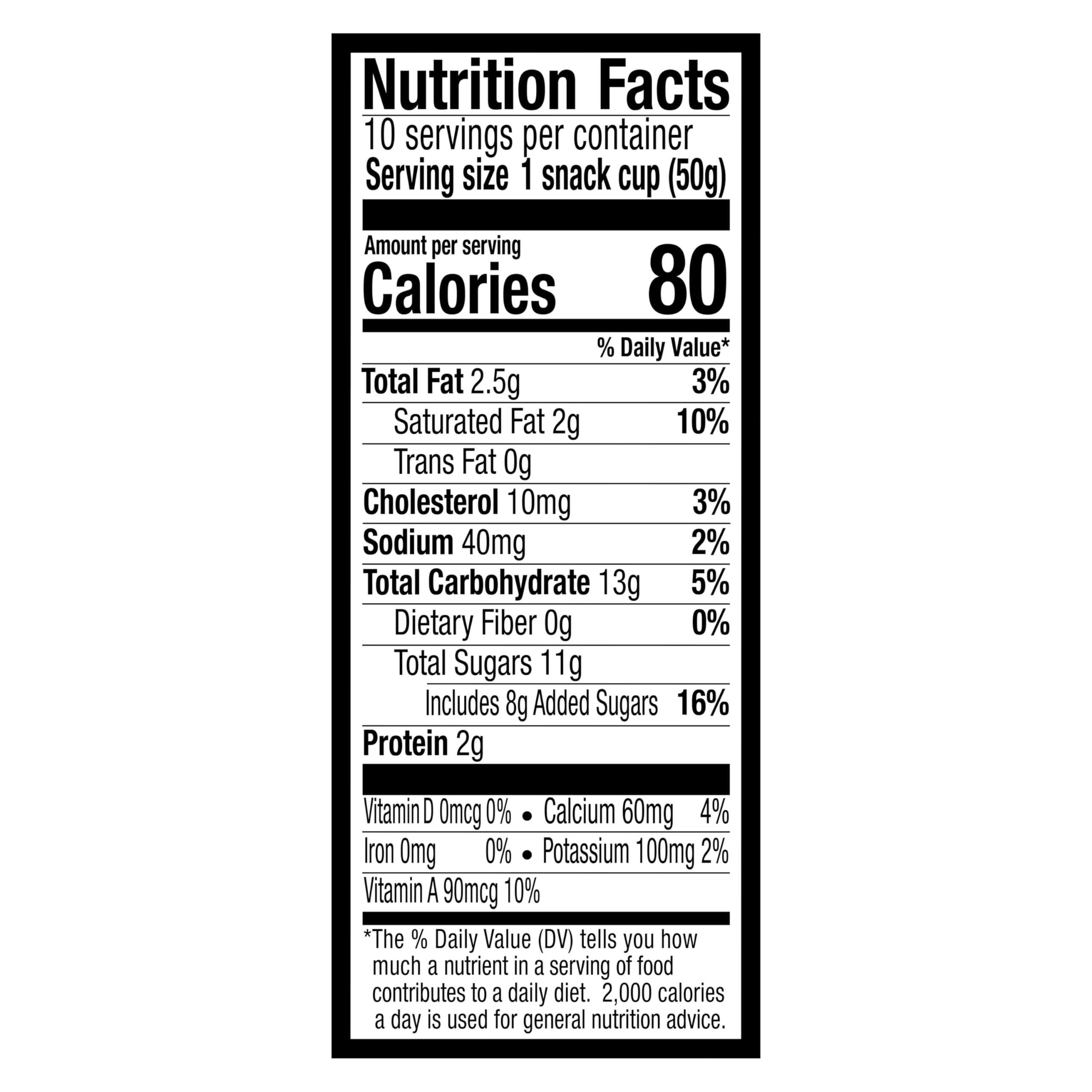 Breyers Ice Cream For a Frozen Dessert On-The-Go Natural Vanilla Snack Cups Made with 100 Grade A Milk — view 2