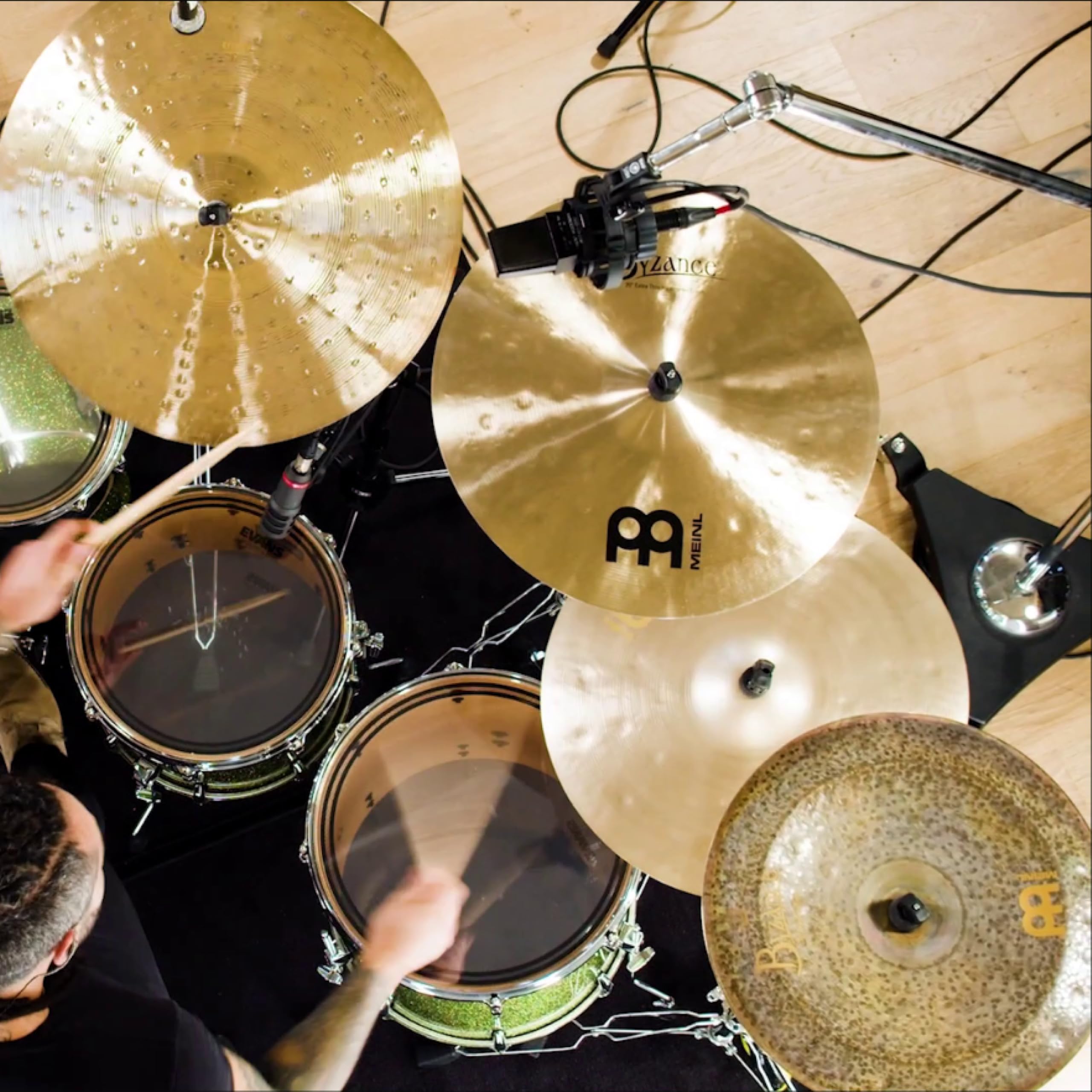 Meinl Cymbals Byzance Extra Dry China 18 Zoll (Video) Schlagzeug Becken (45,72cm) B20 Bronze, Naturbelassenes und Traditionelles Finish (B18EDCH)
