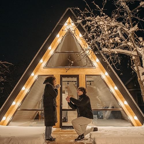 Miniatura 6 de Caja de terciopelo para portadores de anillos, estuche para exhibición de anillos para bodas, propuestas, compromisos, ceremonias, ranura más ancha