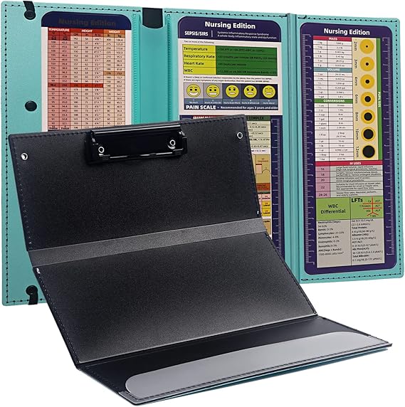Nursing Clipboard Foldable, Foldable Clipboard w/Nursing