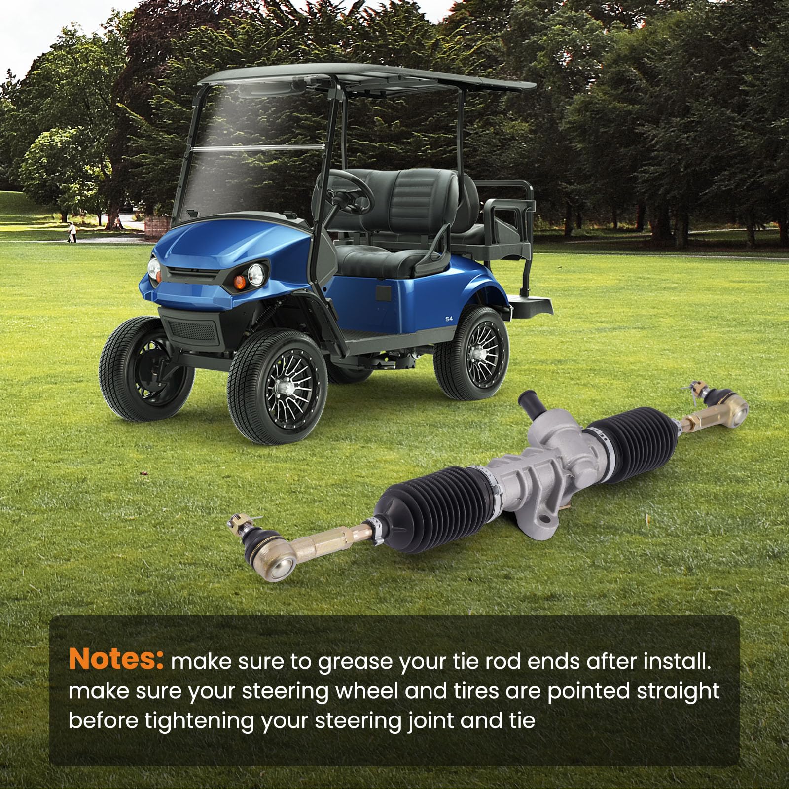 maXpeedingrods Lenkgetriebe Servolenkung für EZGO RXV Golf Cart 2008-601500 601580 618329 851-201