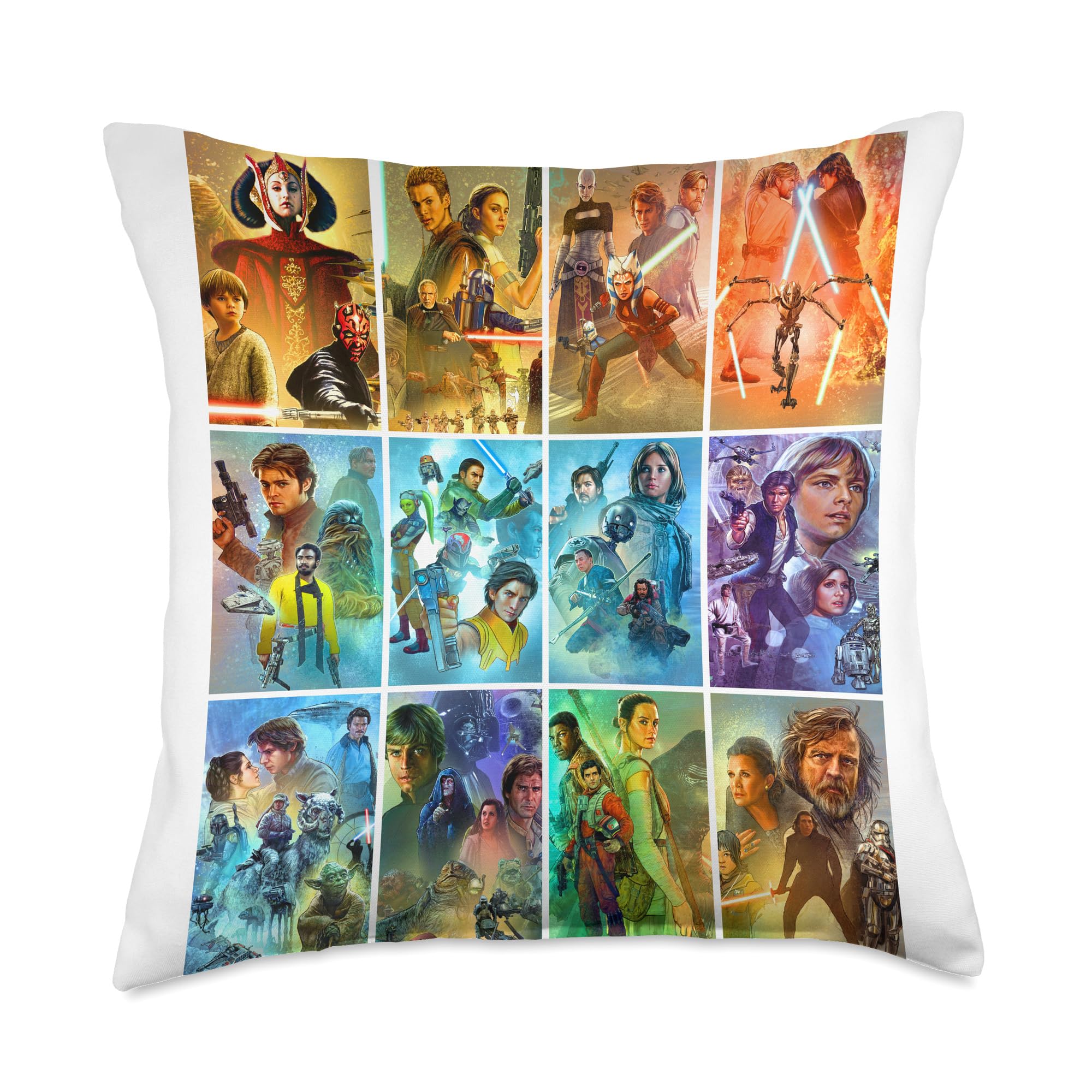 Coussin Star Wars Celebration de 18x18 pouces, l'idee cadeau originale pour anniversaire de fan
