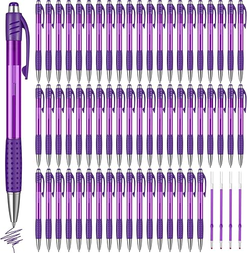 Miniatura 8 de Paquete de 64 bolígrafos de tinta de gel retráctiles de colores para el Día de San Patricio a granel de 0.028 in de punta fina, bolígrafos de clic