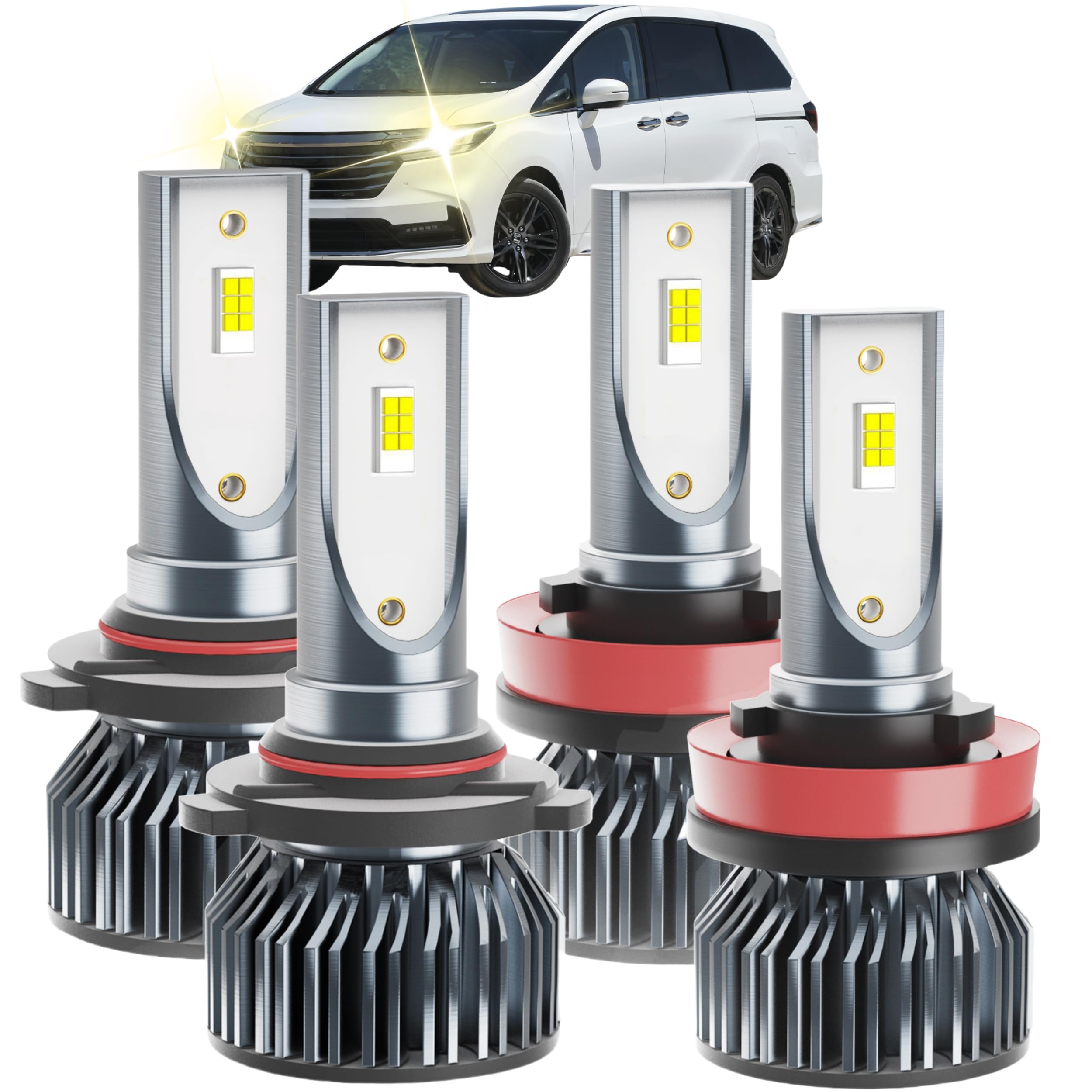 Odyssey Dedicated Accessory,Fit for 2011-2015 2016 2017 2018 2019 2020 2021 2022 Odyssey,6000 K Dedicated 05 H 11 L,Plug and Play,No Errors,Pack of 4