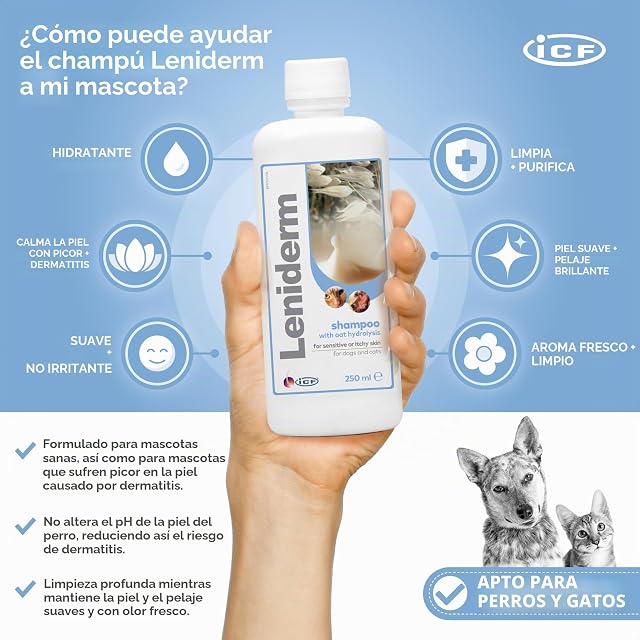 Foto 2 de 7 de Leniderm-Shampoo 250Ml Vet
