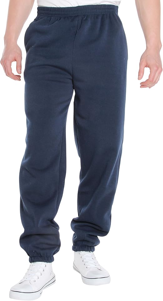 KRISP Pantaloni Tuta Uomo Invernata Felpata Elastici Palestra Ginnastica  Jogging Lavoro Extra Large : Amazon.it: Abbigliamento