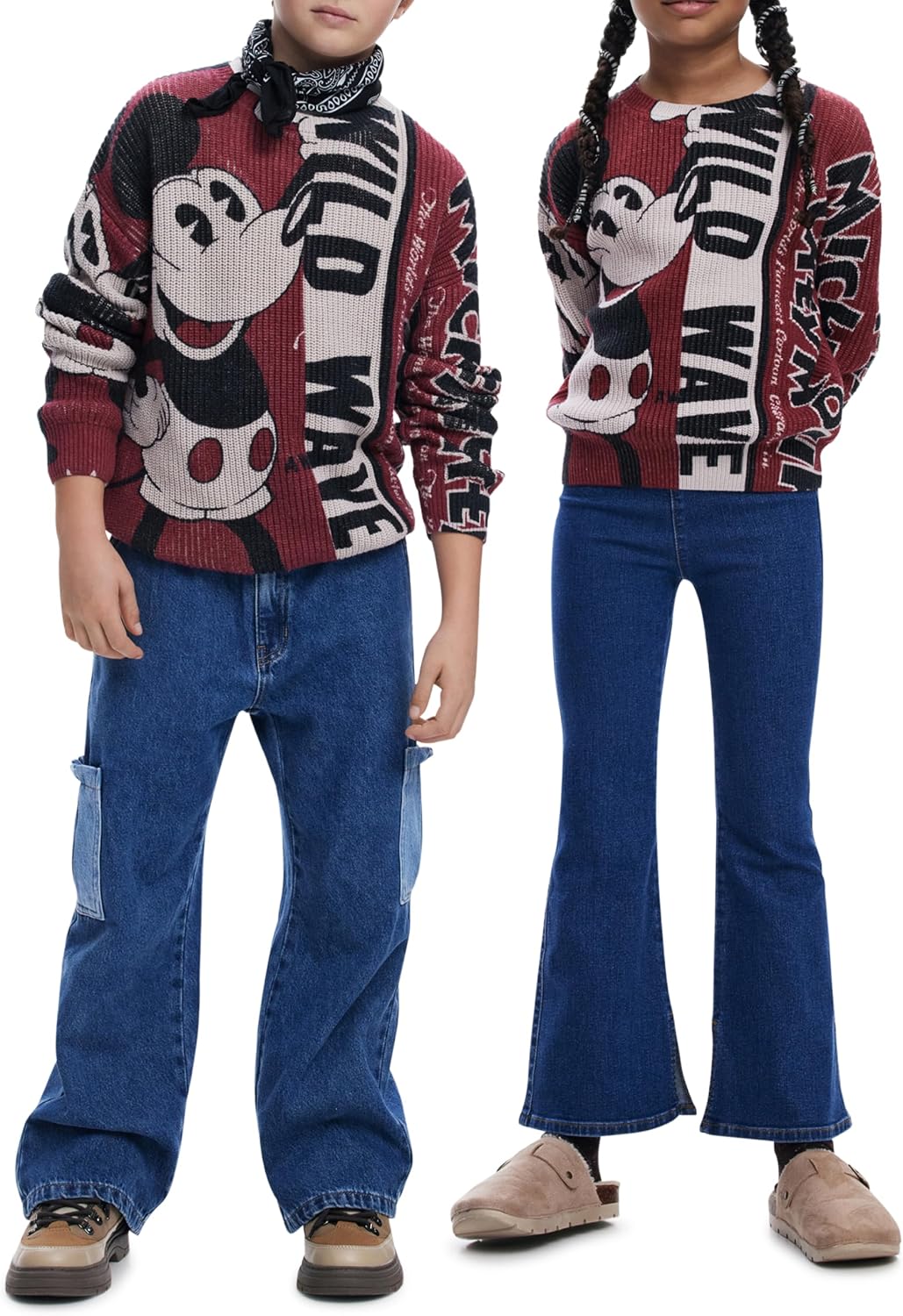 Desigual Boys' Boy Flat Knit Pullover Long Sleeve