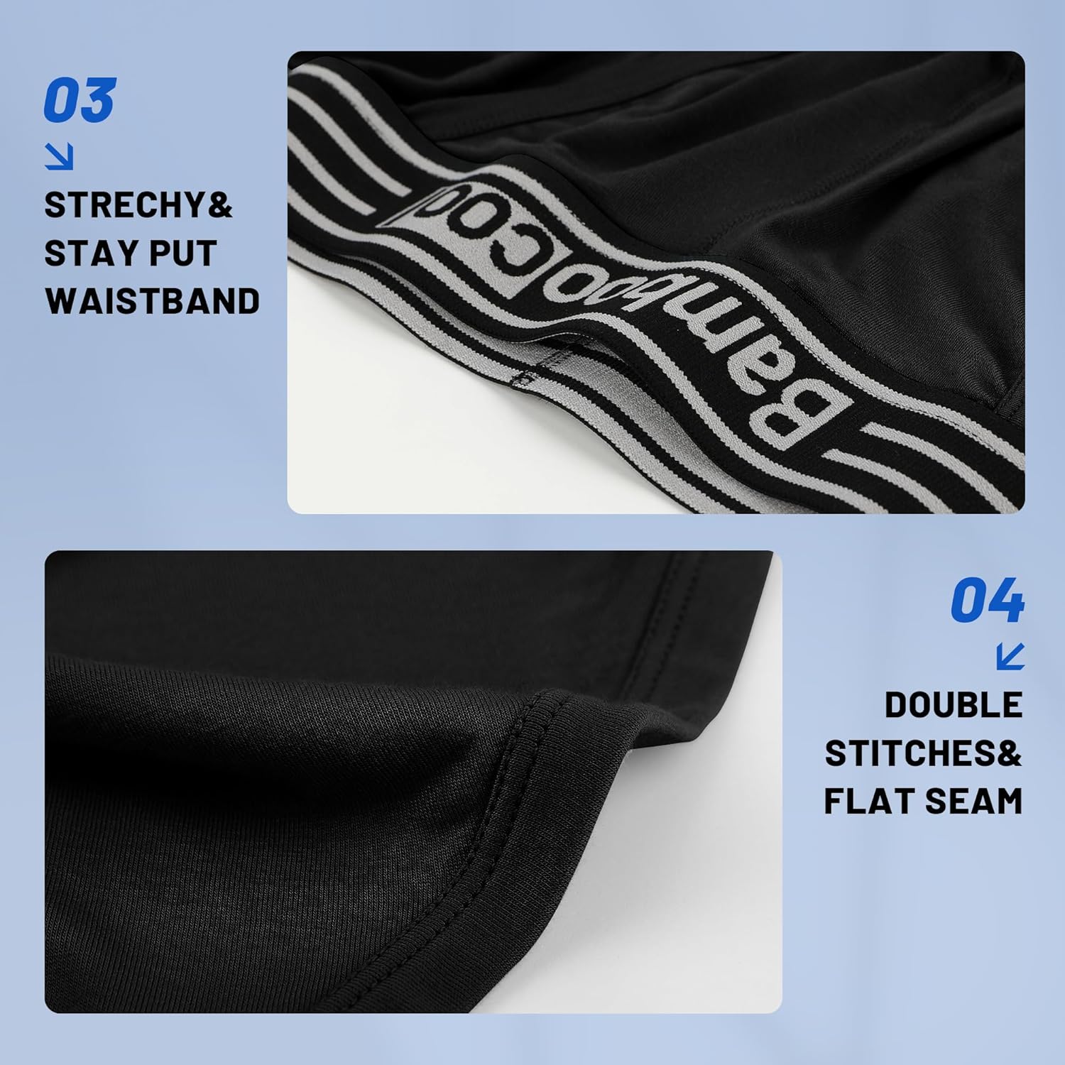 BAMBOO COOL Men's Bikini Underwear Contour Pouch Breathable Soft Mens String Bikini Briefs Tagless Mens Sexy Underwear 4 Pack - Image 4