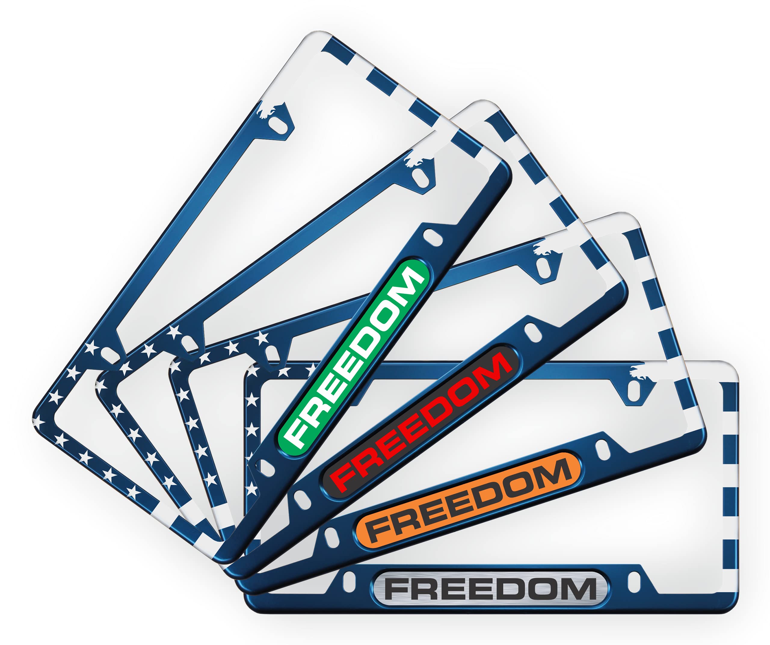 USA Patriotic | American Flag Custom Personalized Anodized Aluminum Thin Top | - Picture 13 of 133