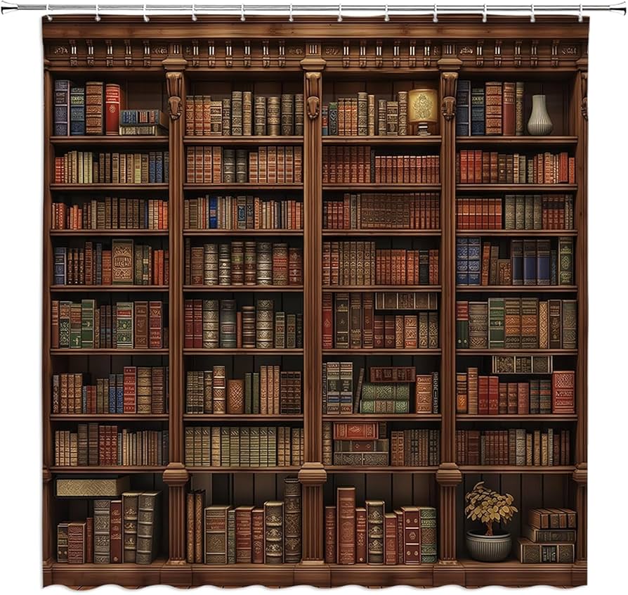 アンティーク　本棚 アンティーク風の本棚、ステンドグラス扉が可愛いガラス