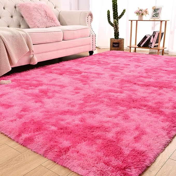 Vocrite 6x9 Large Fluffy Rug, Shag Shaggy Area Rug for