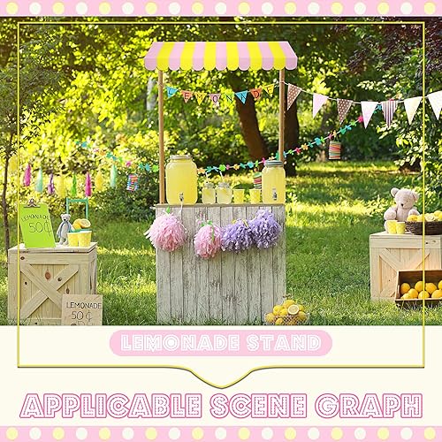 Miniatura 107 de Boao Paquete de 4 toldos de circo para decoración de toldo de cartón con rayas 3D, decoración de pared de carnaval, recuerdos de fiesta de circo