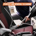Armor All AA07V2 0901 Cordless Car Vacuum Handheld Mini Vacuum Cleaner for Car Interior Home, Orange