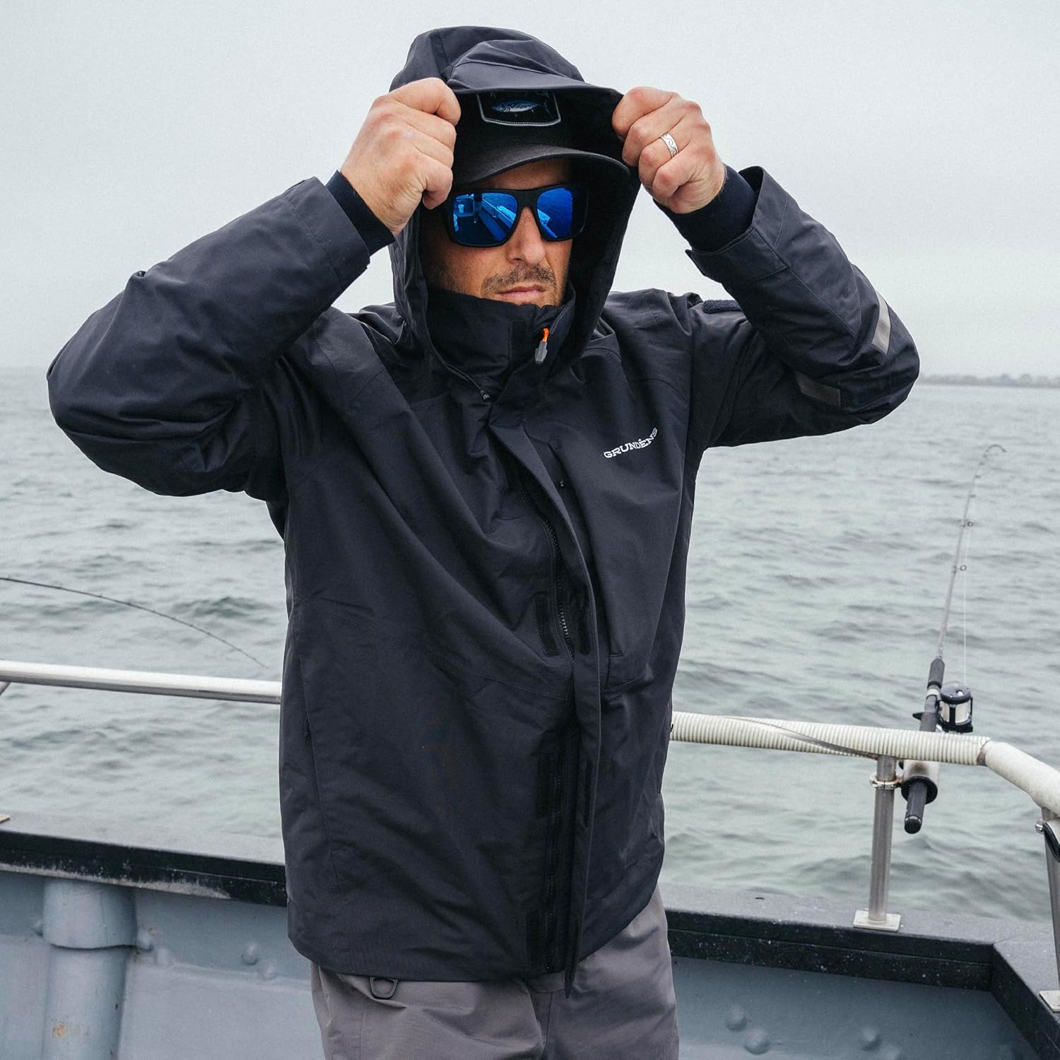 Grundéns Transmit X Jacket - Men’s Waterproof and Wind Resistant Jacket, All Weather Commercial Fishing, Breathable - Image 6