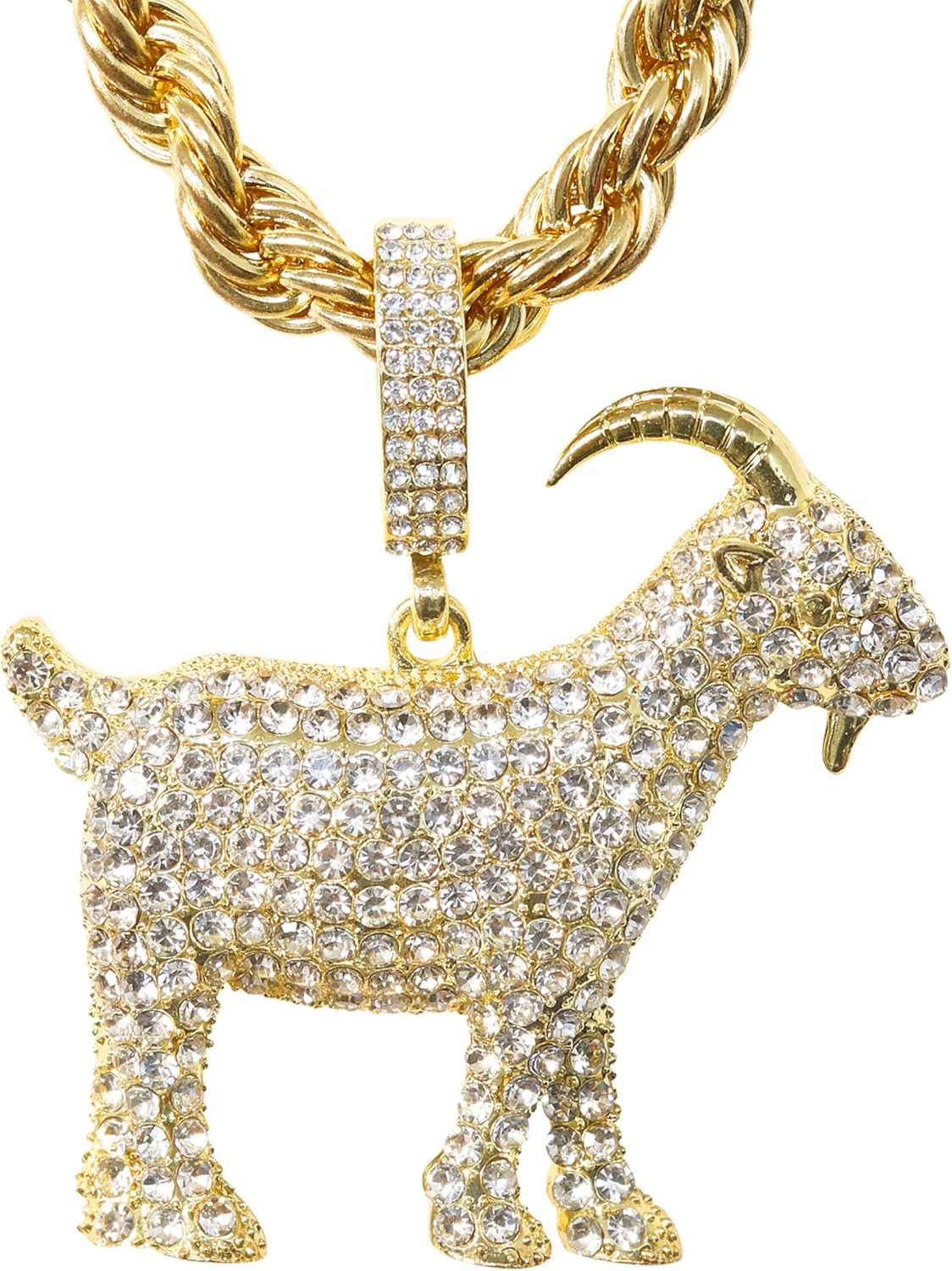 Techno Pave Men's Iced-Out Basketball Pendant with Rope Chain – Sports-Inspired Hip-Hop Necklace