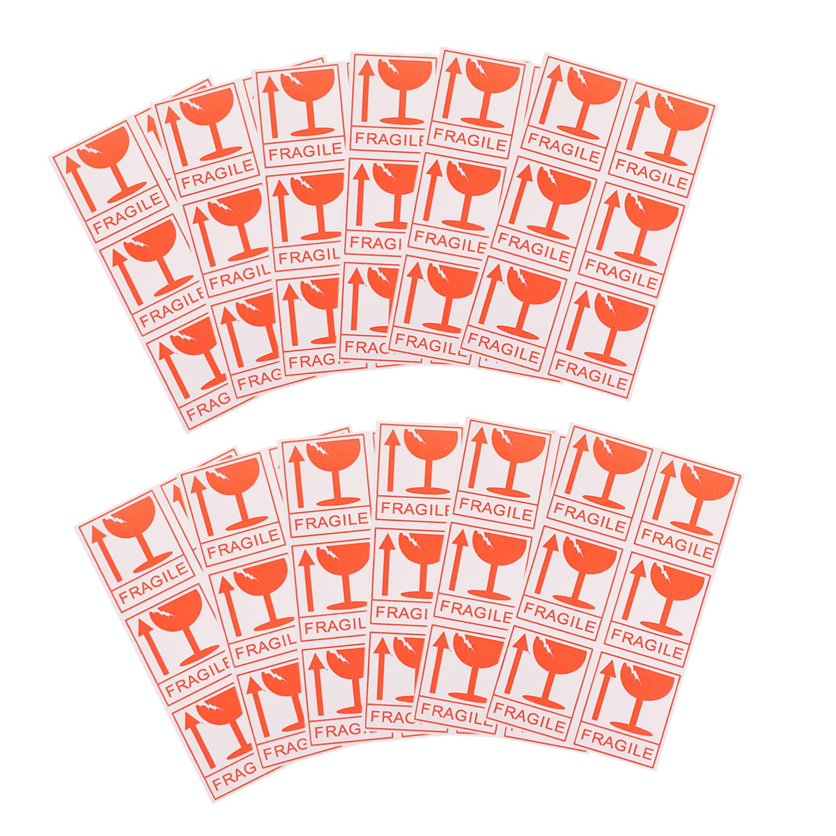 Veemoon 258Pcs Fragile Warning Stickers for Packing and to Identify Labels for Safe Transport for Fragile Items and Careful Handling