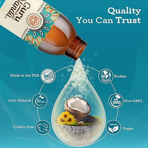 Miniatura 3 de GuruNanda Aceite original con raspador de lengua y tiras blanqueadoras de dientes, 7 tratamientos con 14 tiras, tiras seguras para esmalte para