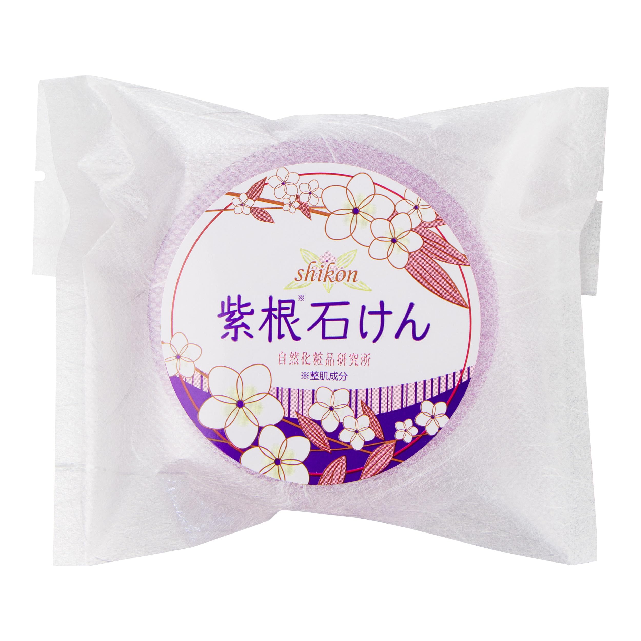 洗顔 石けん 天然 保湿 紫根石鹸 100g 泡立てネット付 10個セット