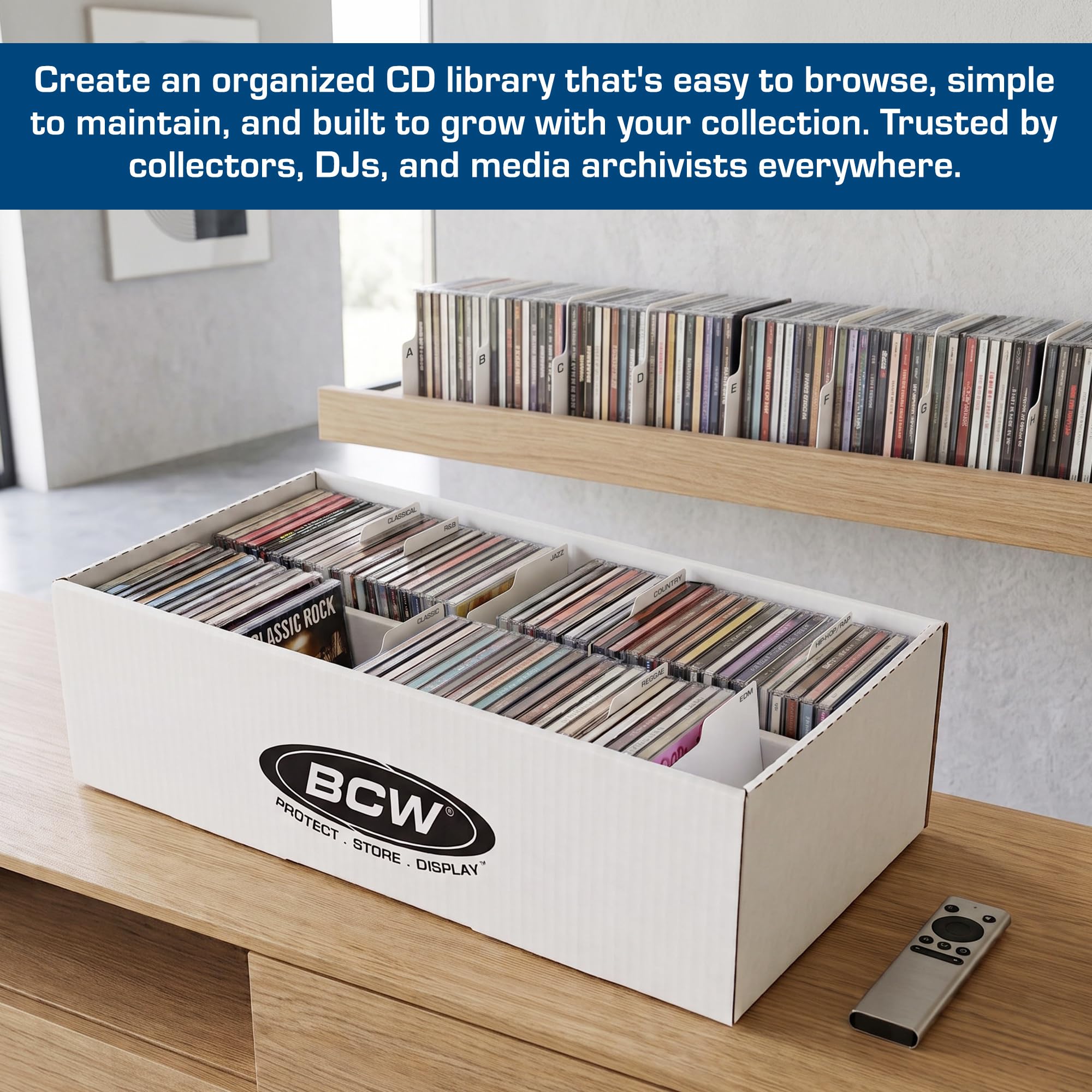 CD 10枚 Amazon | BCW CD用 ディバイダー インデックスプレート 25枚